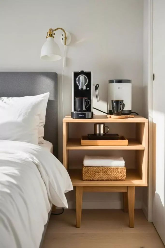 Bedroom Coffee Corner for Slow Mornings