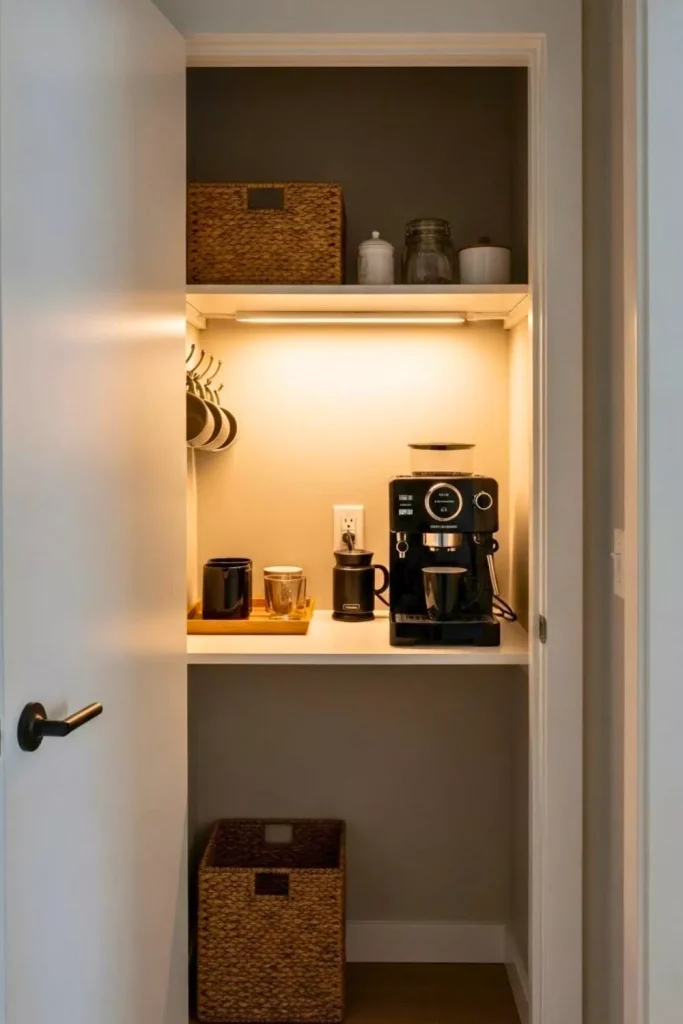 Closet Coffee Station