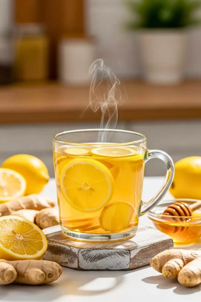 Ginger Lemon Herbal Refresher