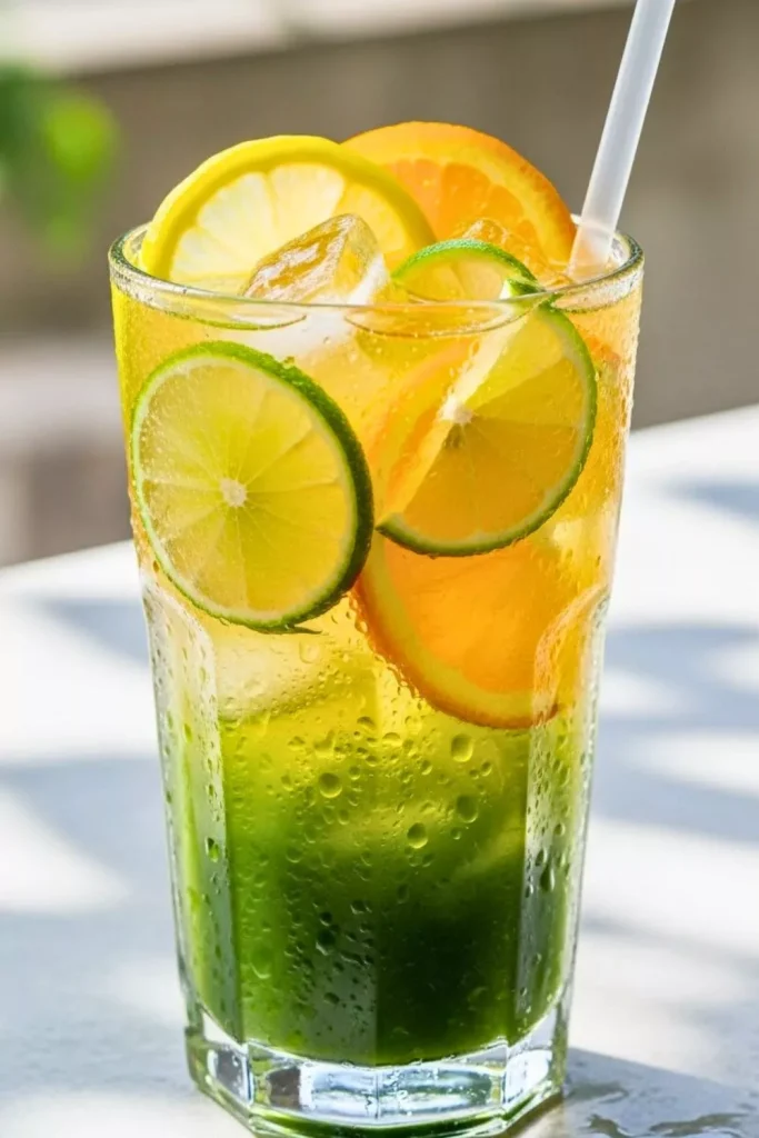 Iced Matcha Citrus Splash