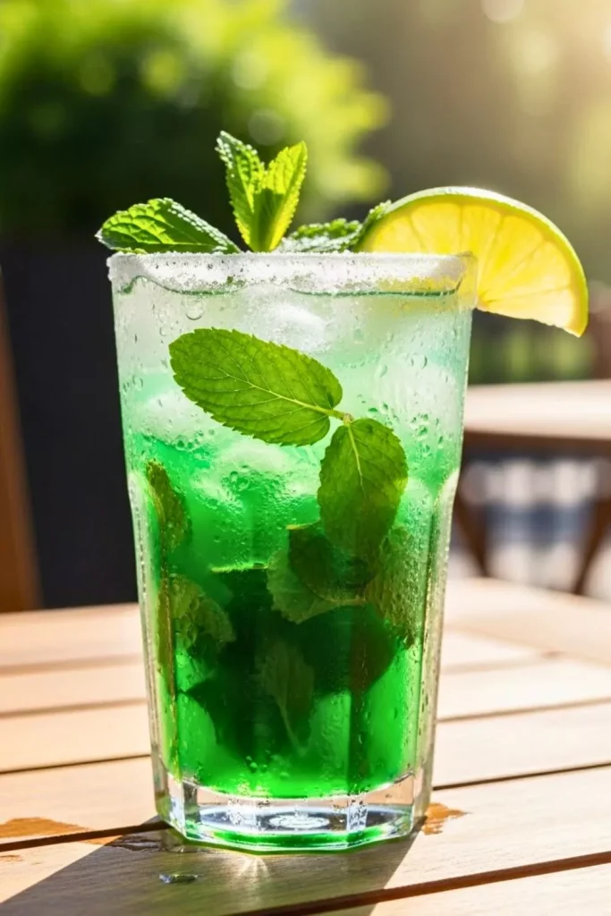 Iced Mint Green Tea