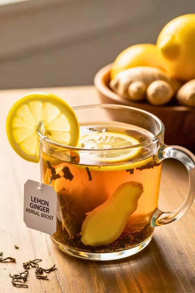 Lemon Ginger Herbal Boost