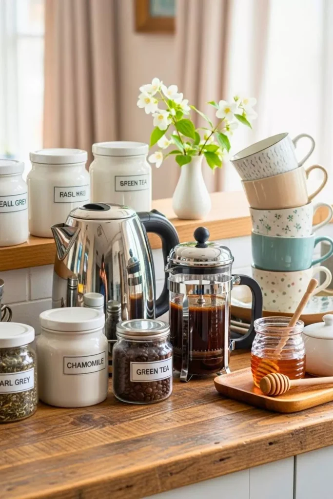 Multi-Use Coffee and Tea Station