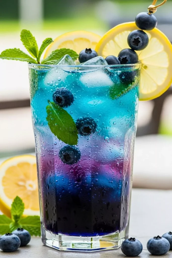 Blueberry Mint Lemonade