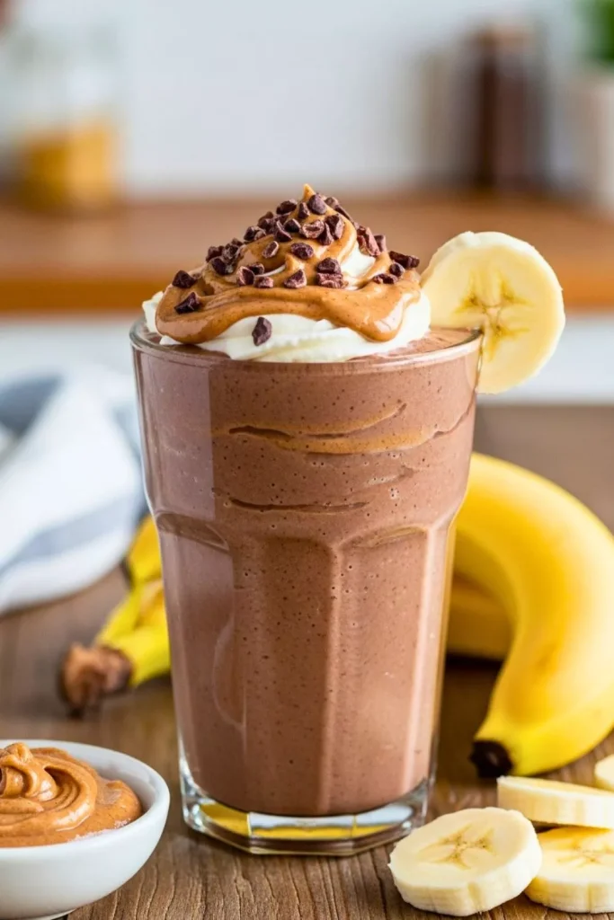 Chocolate Banana Protein Smoothie