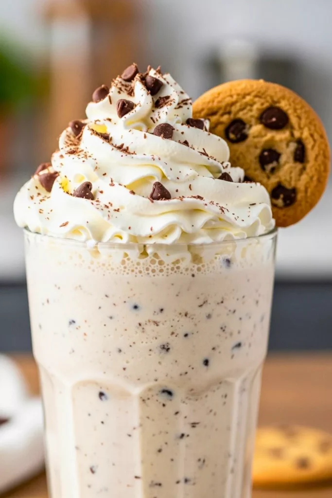Chocolate Chip Vanilla Ice Cream Protein Shake
