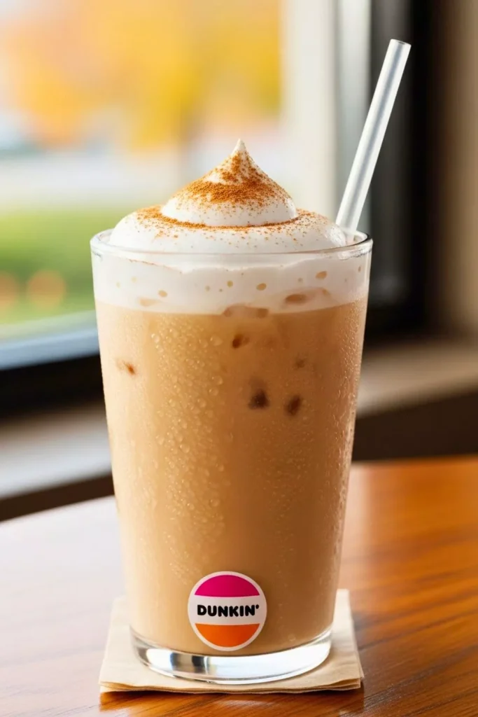 Cinnamon Vanilla Iced Latte