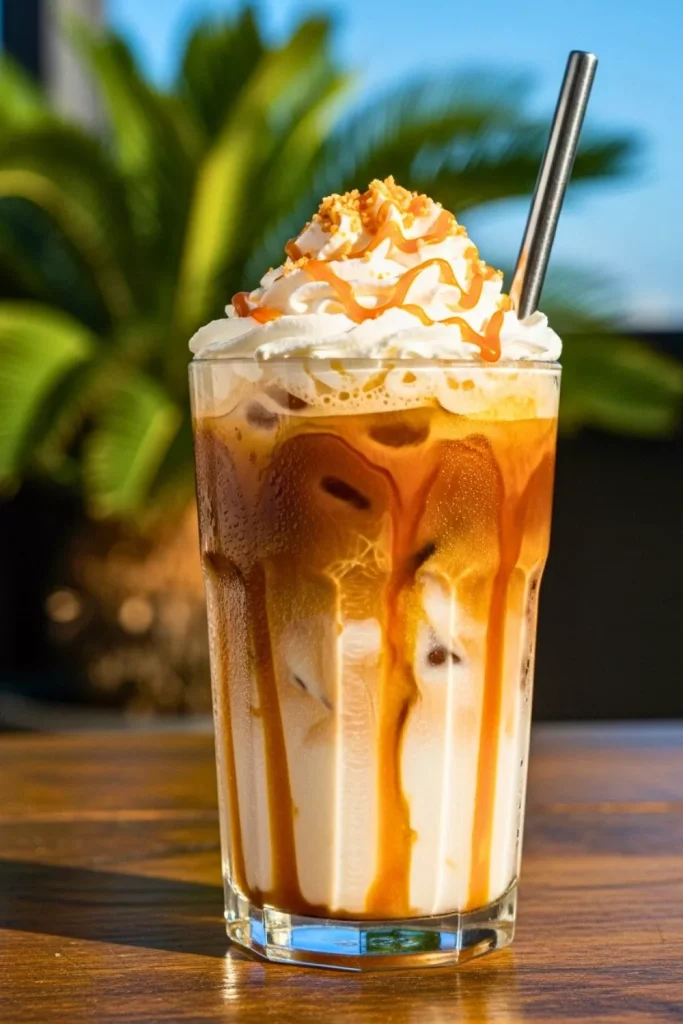 Coconut Caramel Iced Coffee