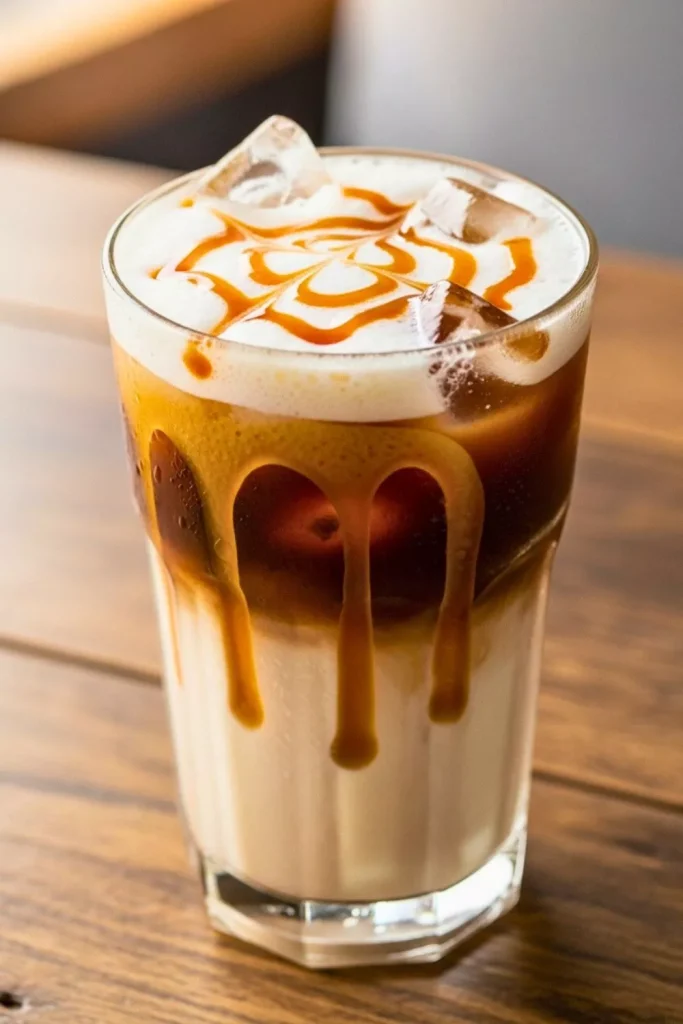 Coconut Iced Caramel Macchiato