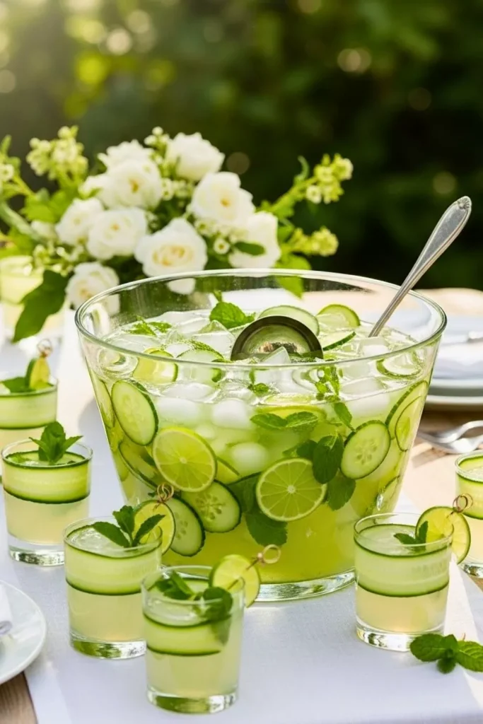 Cucumber Mint Cooler Punch