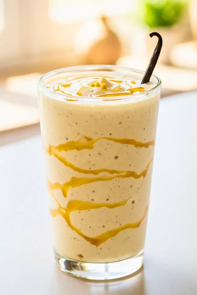 Honey Vanilla Ice Cream Protein Shake