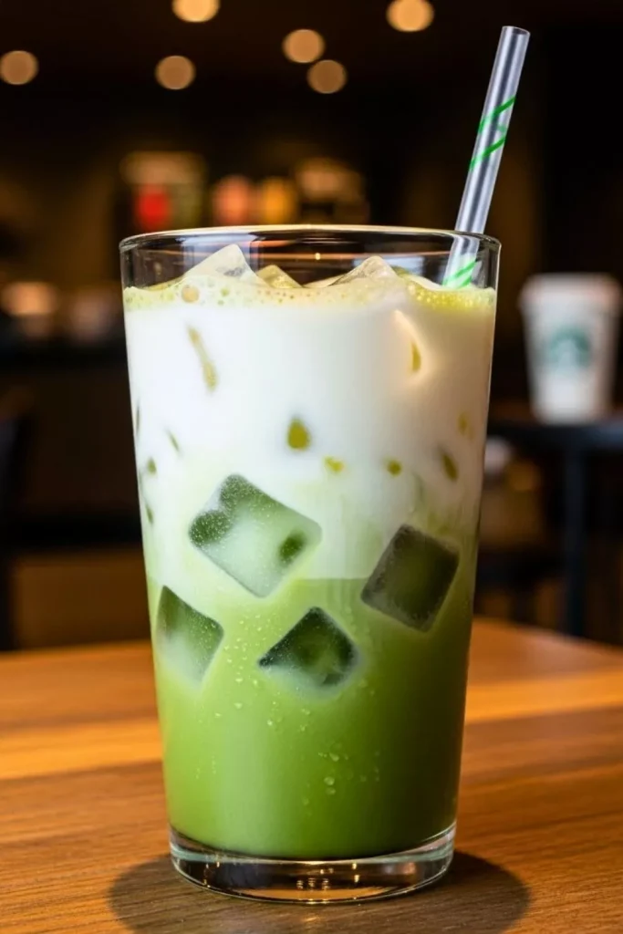 Iced Matcha Green Tea Latte