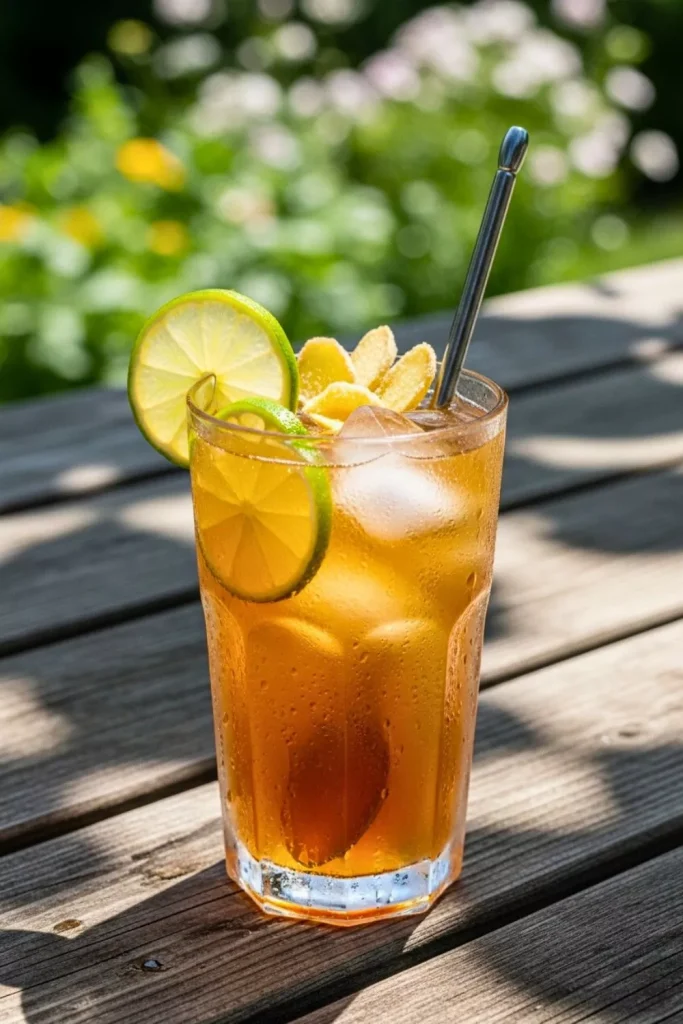 Lime Ginger Iced Tea