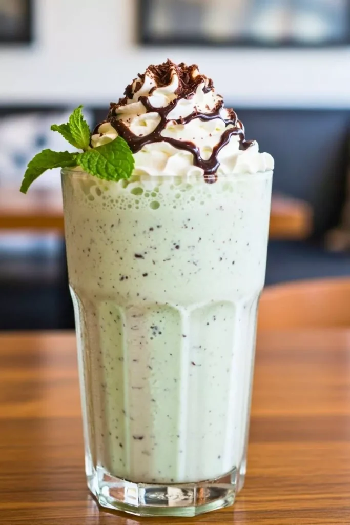 Mint Chocolate Milkshake