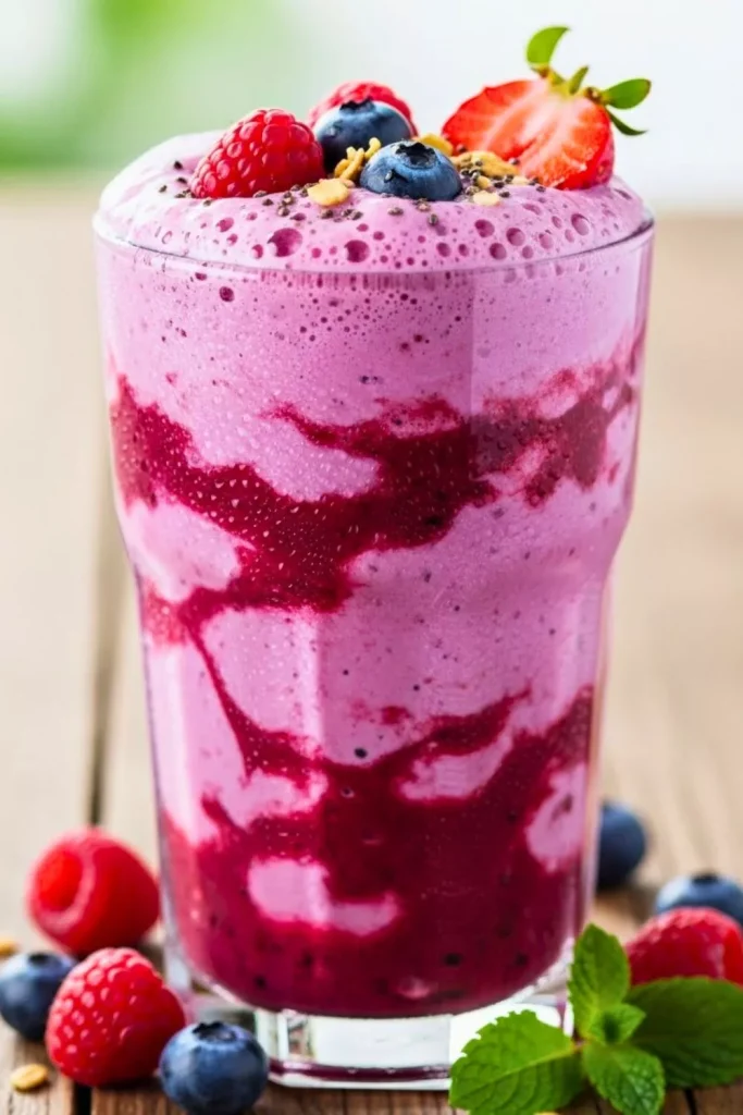 Mixed Berry Yogurt Smoothie