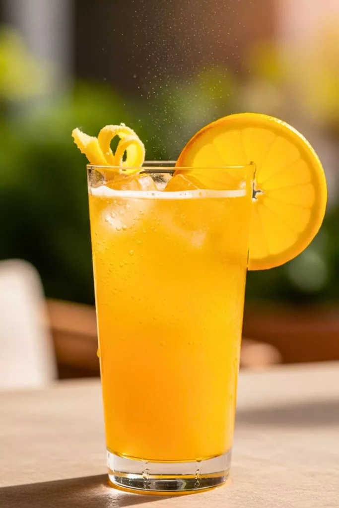 Orange Ginger Sparkler