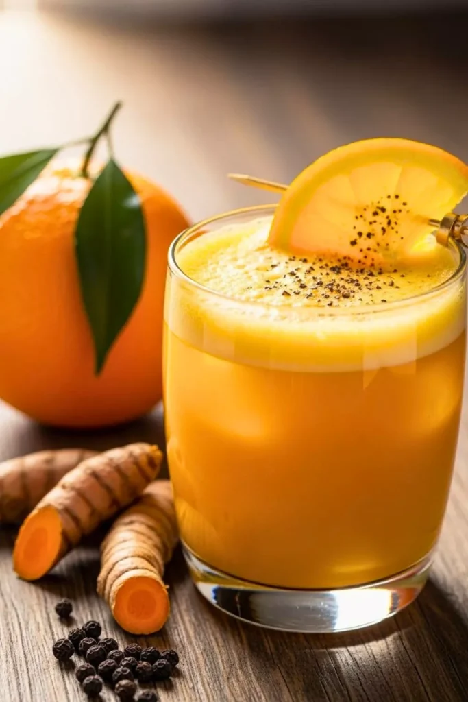 Orange Turmeric Immunity Juice