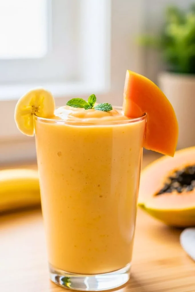 Papaya Banana Smoothie