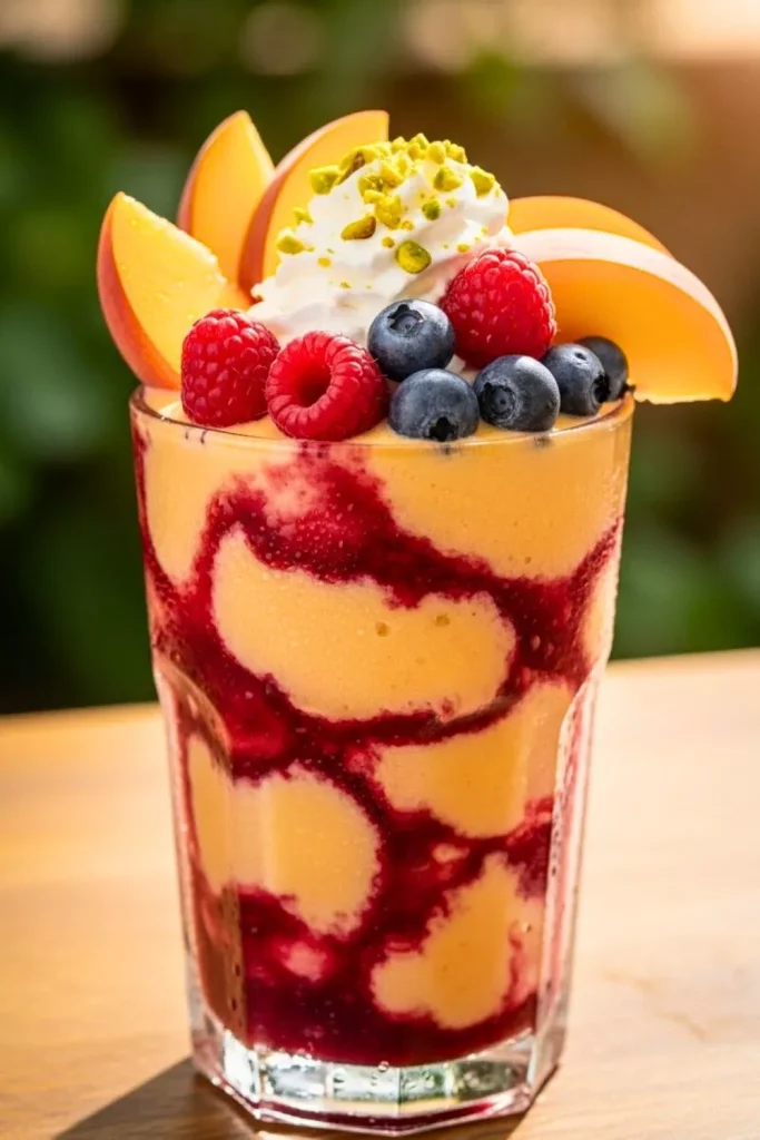 Peach Berry Smoothie