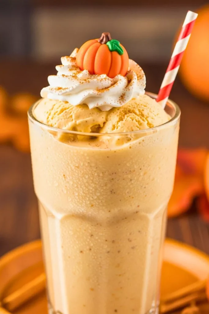 Pumpkin Spice Vanilla Ice Cream Protein Shake