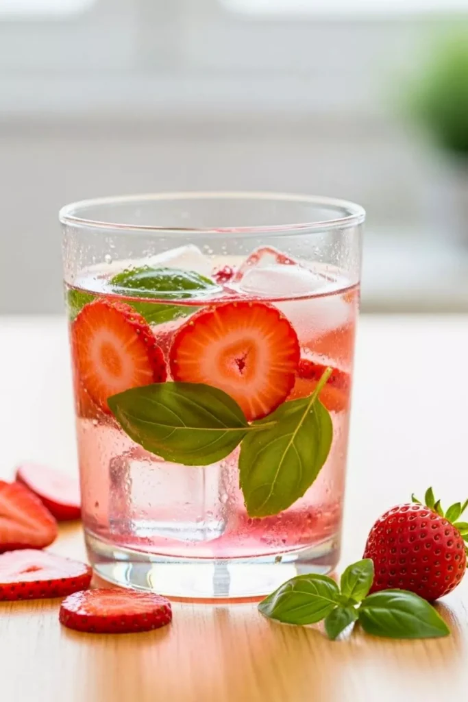 Strawberry Basil Water