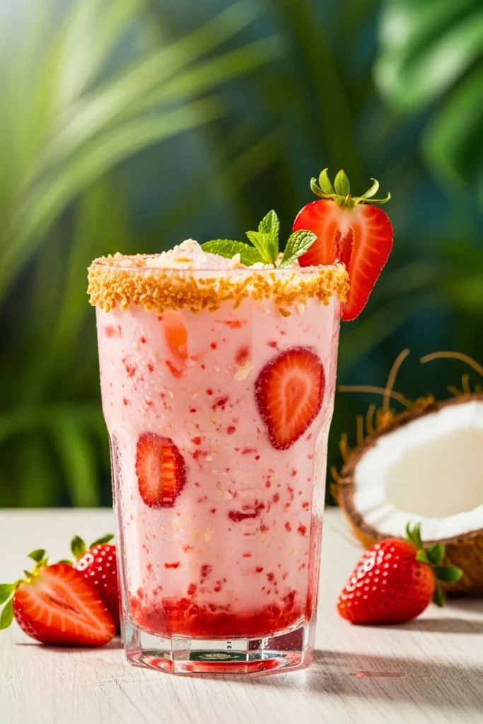 Strawberry Coconut Cooler