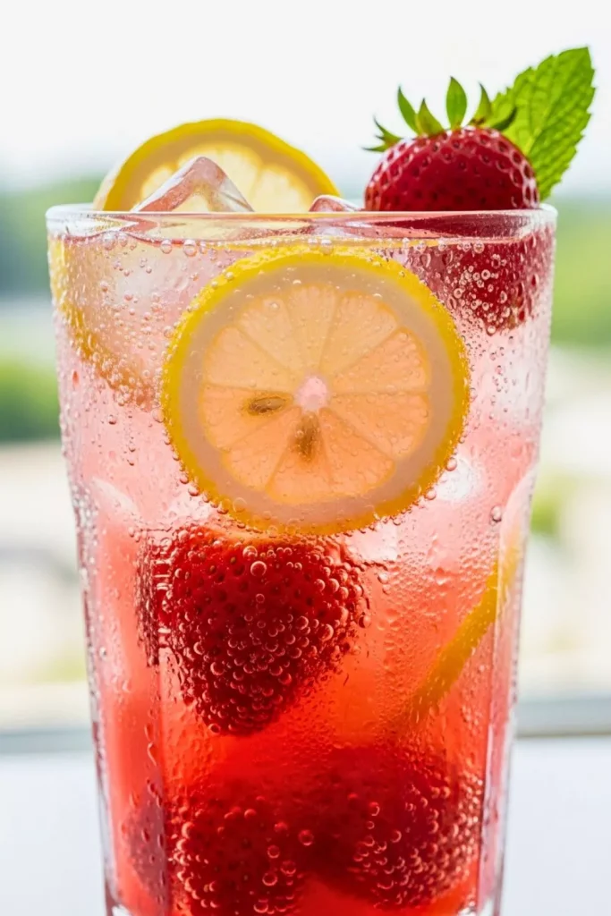 Strawberry Lemon Cooler