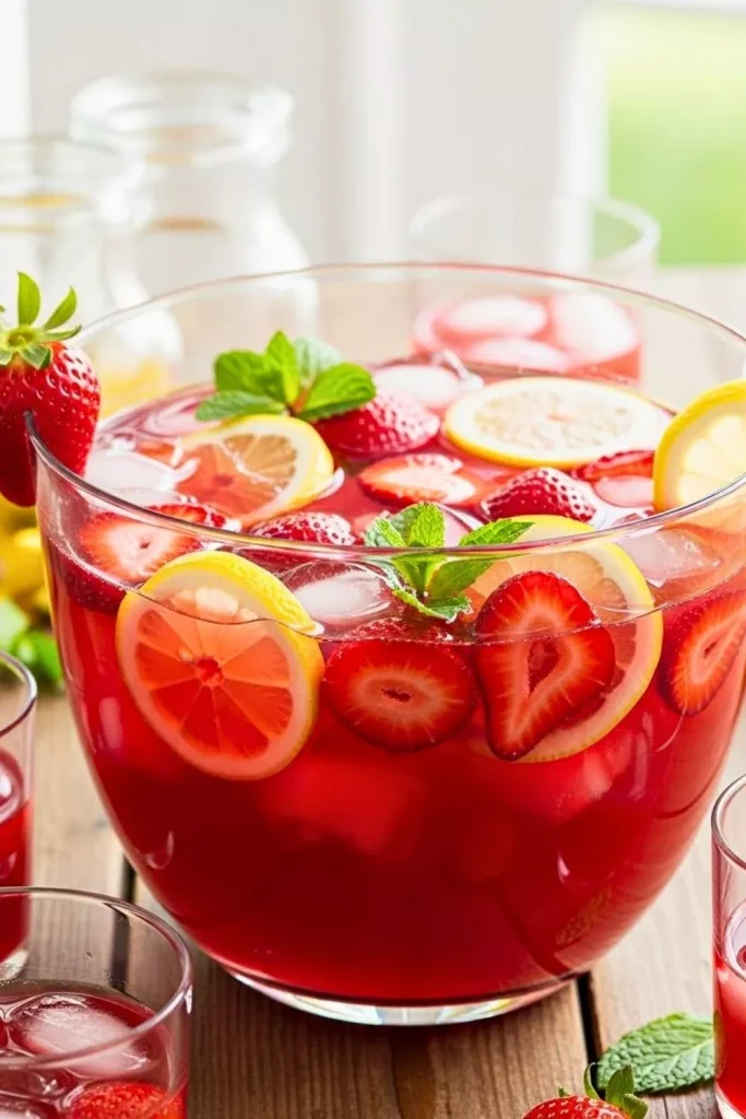 Strawberry Lemonade Punch