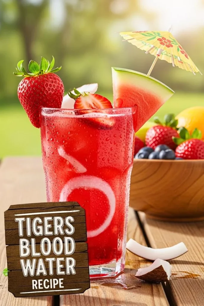 Tigers Blood Water Recipe
