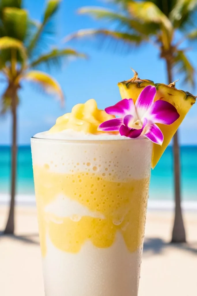 Tropical Coconut Pineapple Smoothie