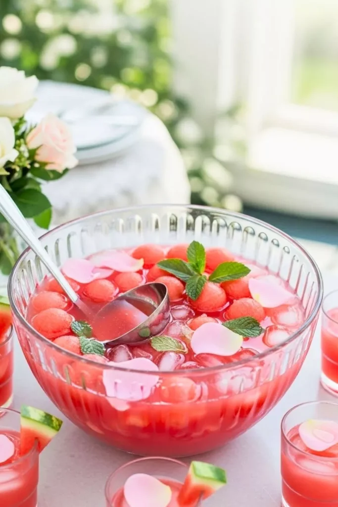 Watermelon Rose Punch