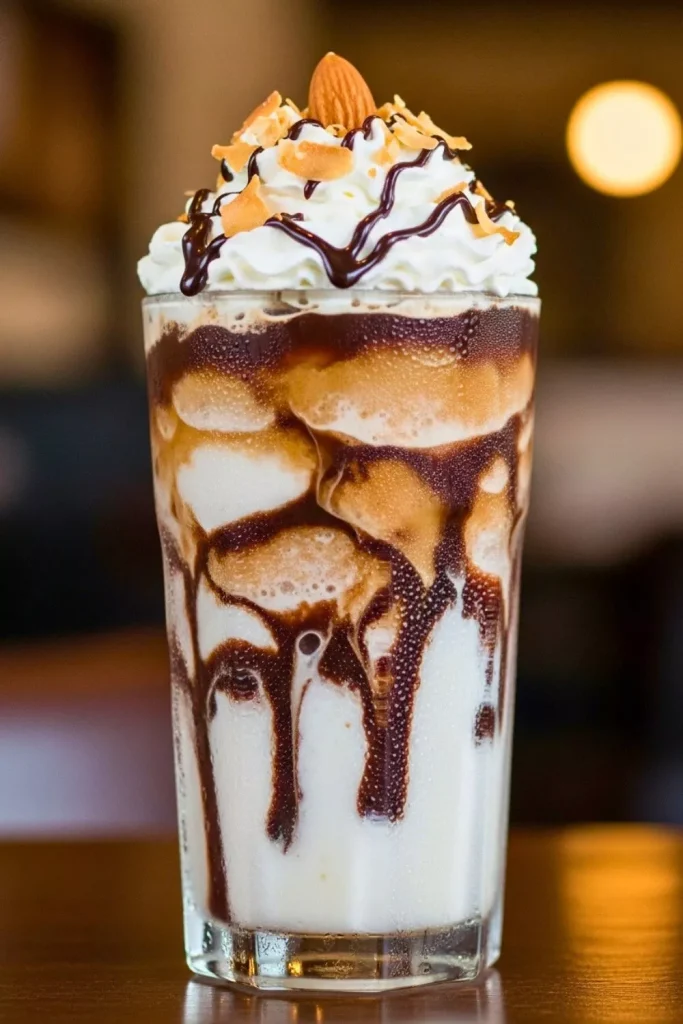 Almond Joy Slushie Coffee