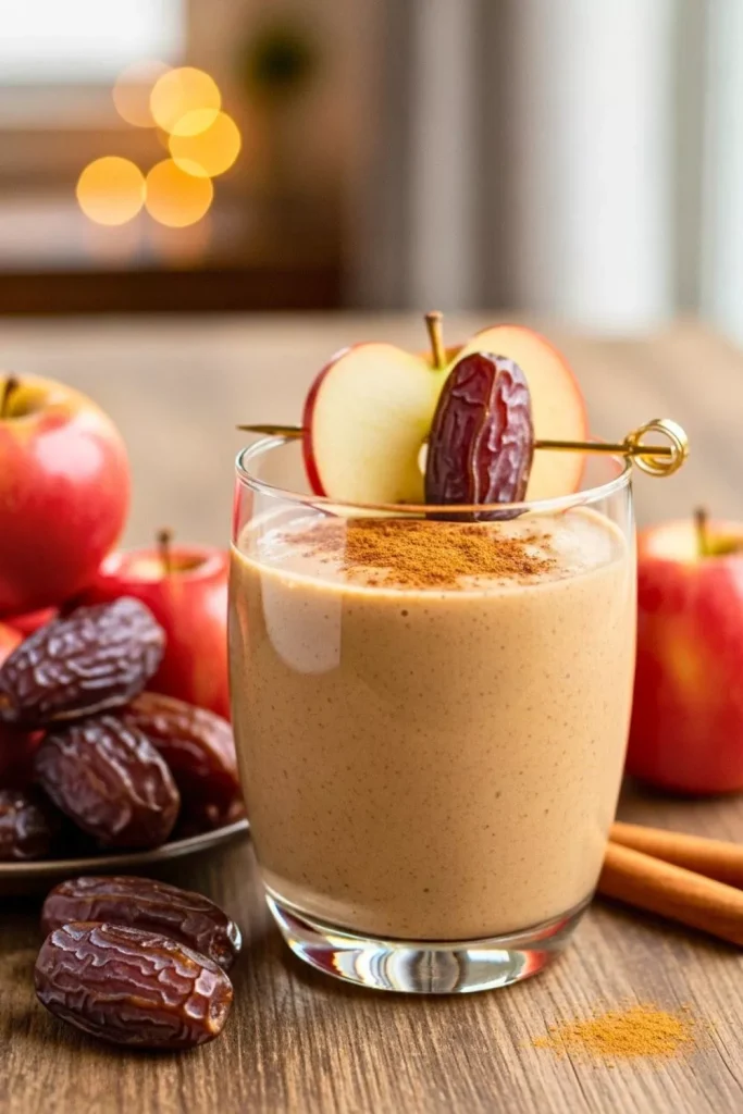 Apple Cinnamon Date Smoothie
