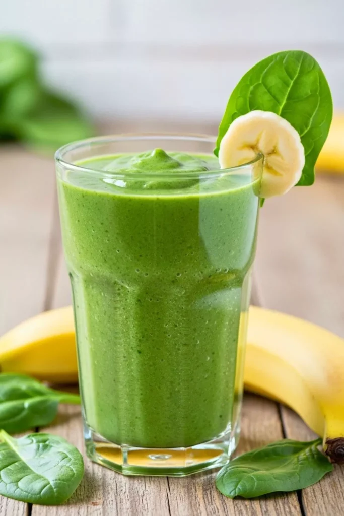 Banana Spinach Detox Smoothie