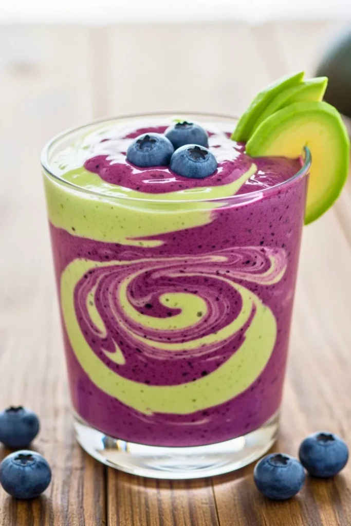 Blueberry Avocado Detox Smoothie