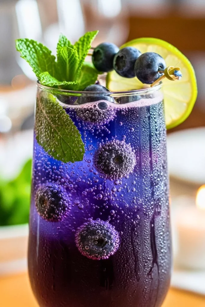 Blueberry Mint Sparkle