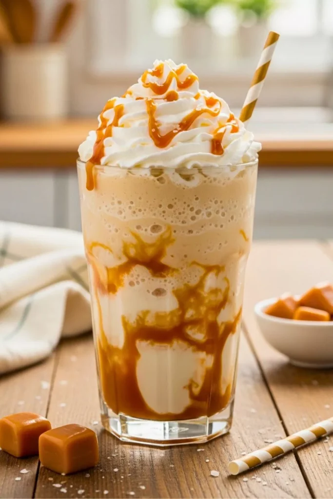 Caramel Milk Frappe