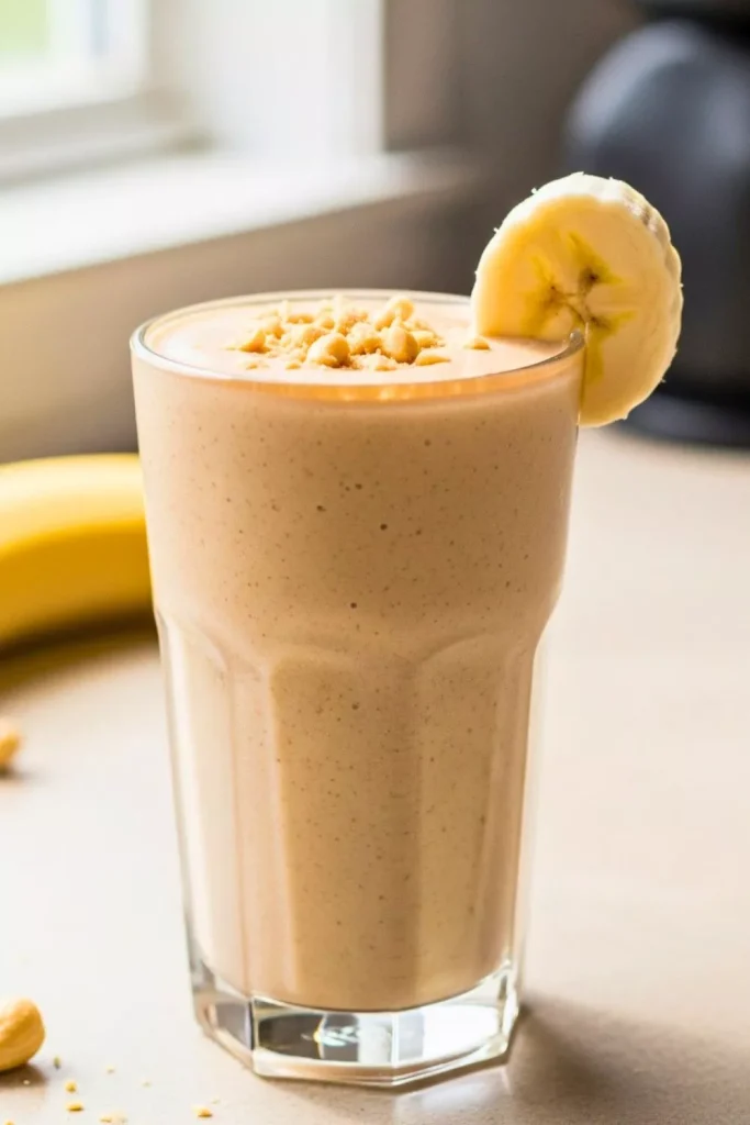 Cashew Banana Weight Gain Smoothie