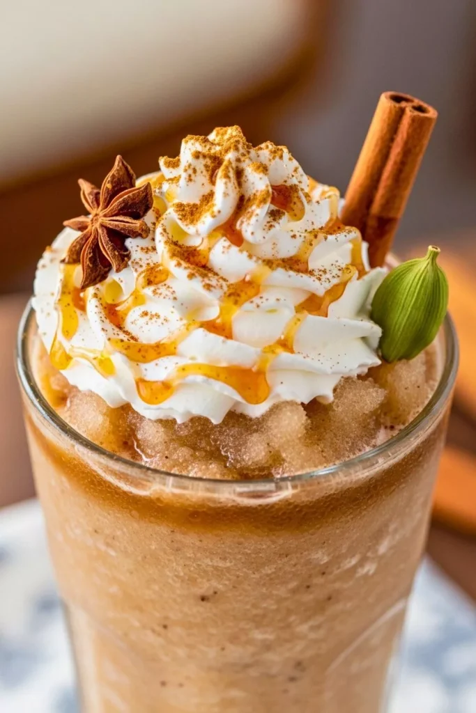 Chai-Spiced Slushie Coffee
