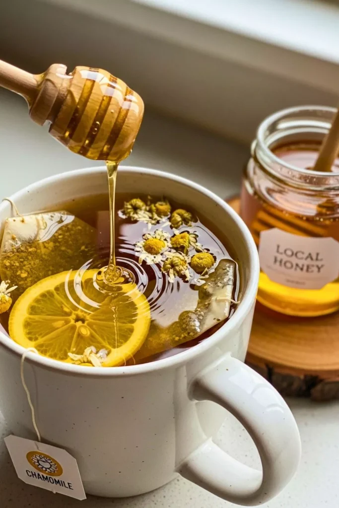 Chamomile Honey Throat Tea