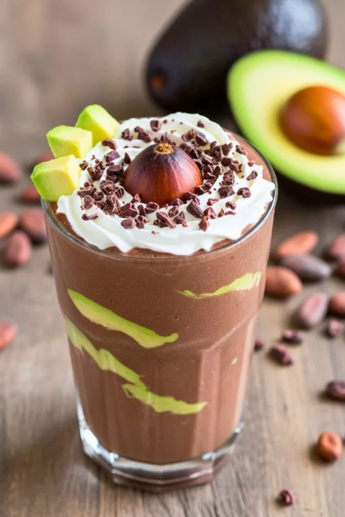 Chocolate Avocado Bulking Smoothie