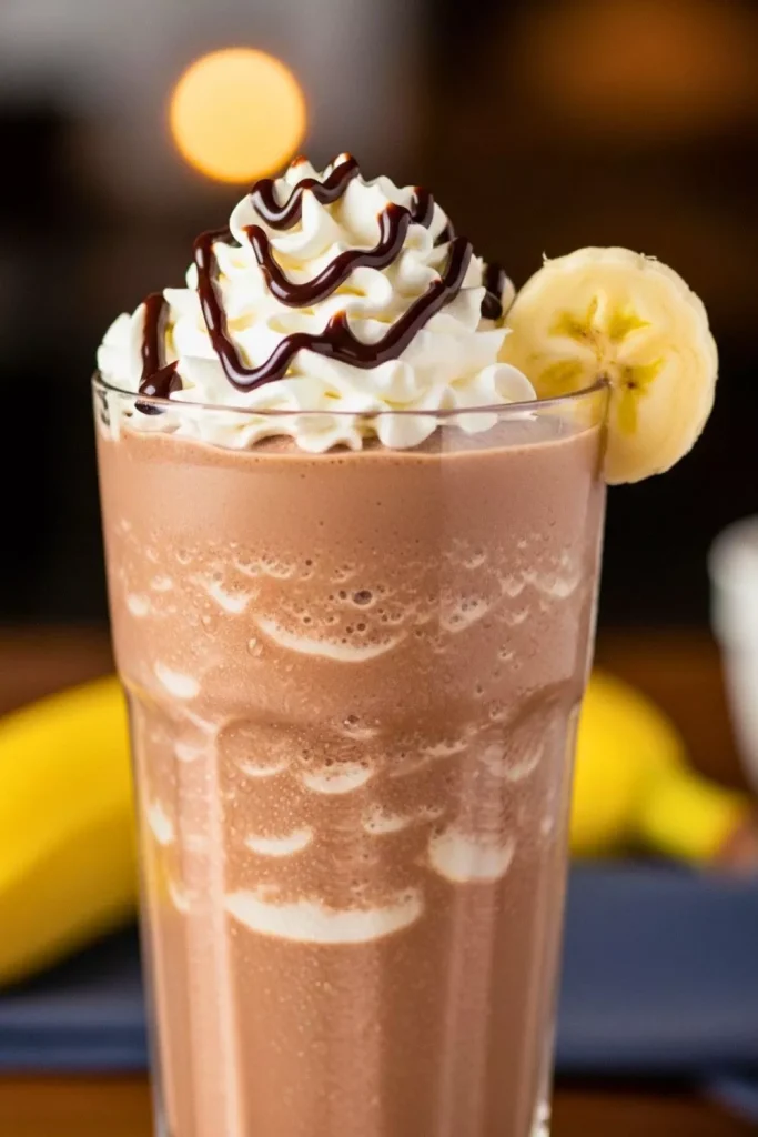 Chocolate Banana Frappe