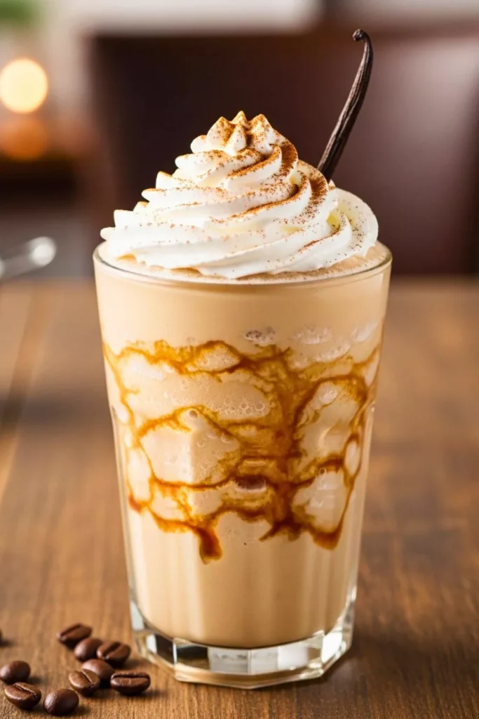 Cinnamon Vanilla Slushie Coffee