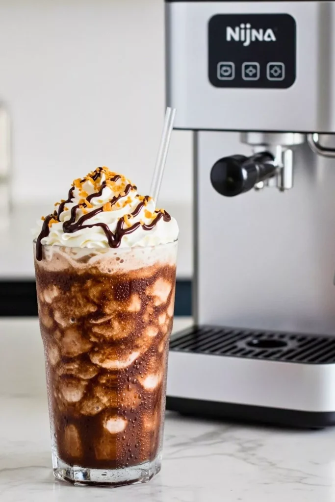 Coconut Mocha Slushie Coffee