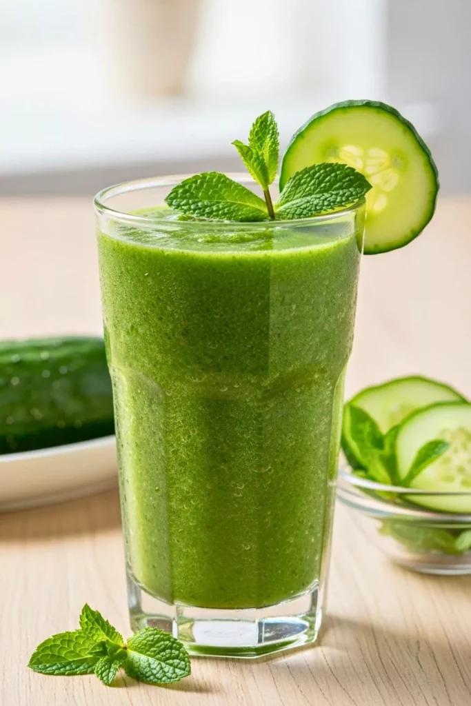 Cucumber Mint Detox Smoothie