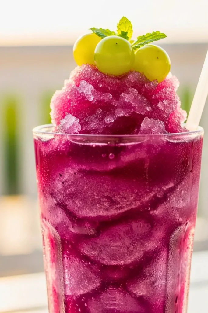 Grape Ice Slushie