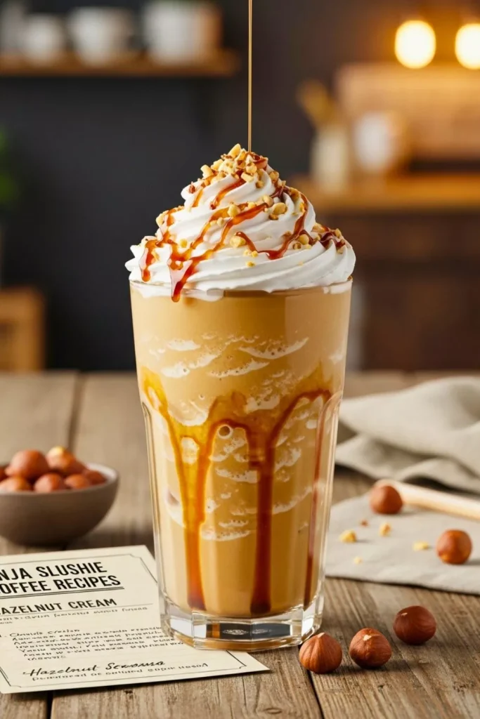 Hazelnut Cream Slushie Coffee