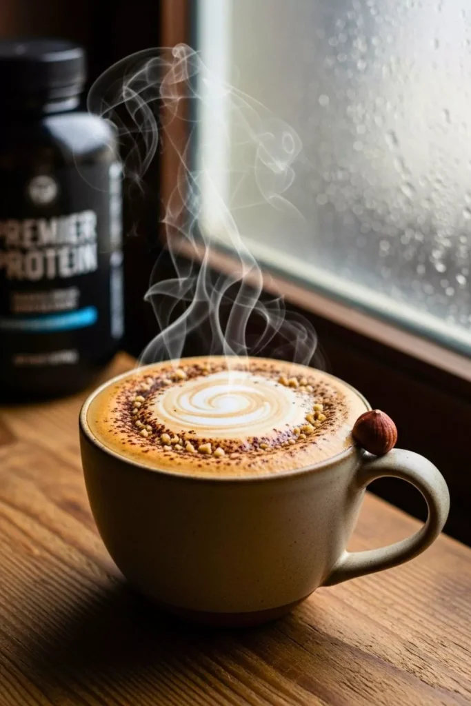 Hot Hazelnut Protein Coffee