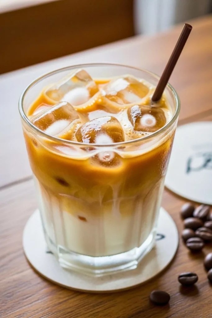 Iced Blonde Espresso with Milk