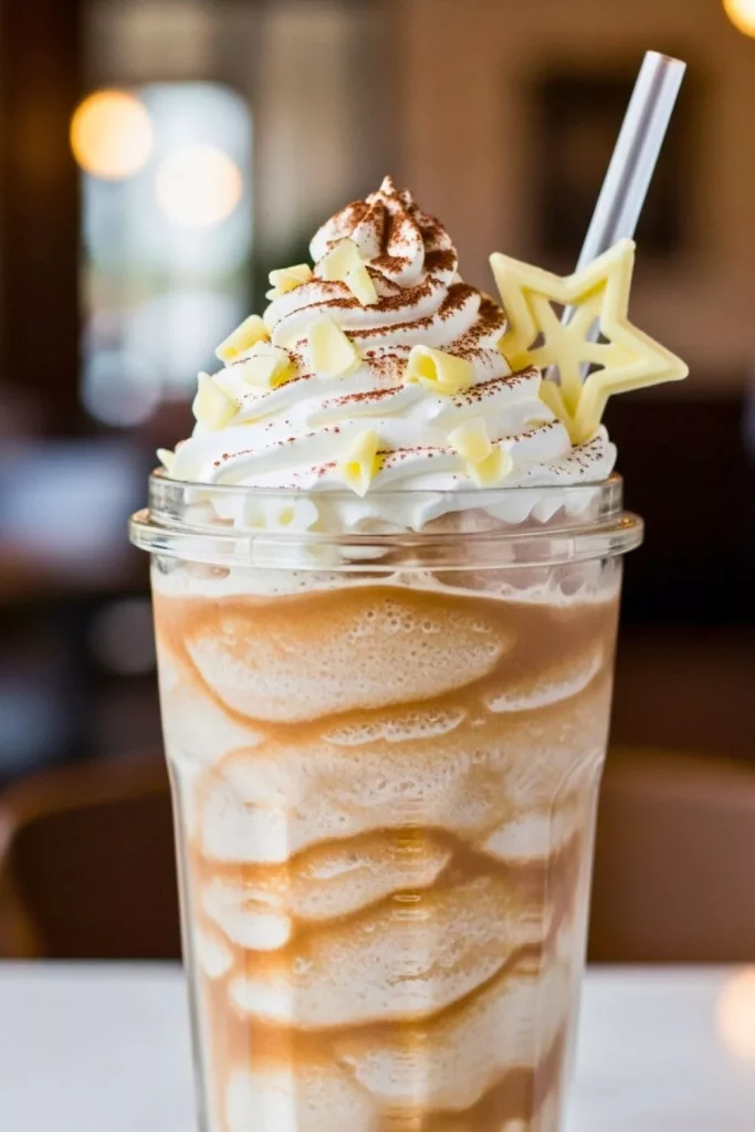 Iced White Chocolate Slushie Coffee